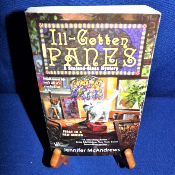 Berkley Crime Other - Ill-Gotten Panes: Stained-Glass Mystery #1 Jennifer McAndrews Paperback Book